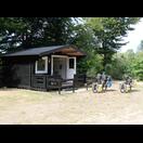 Unsere aktuelle Hütte auf Ringkøbing Camping
